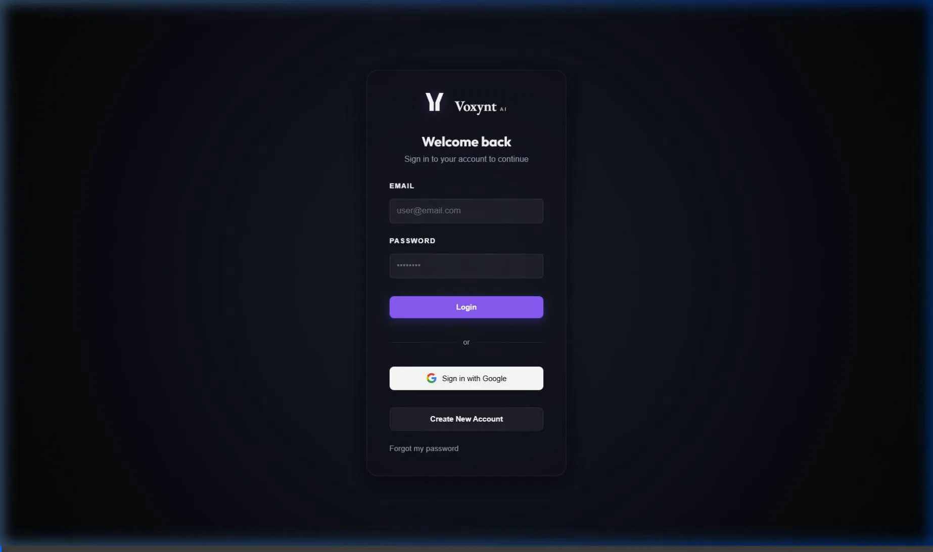 Voxynt AI Boardroom Interface